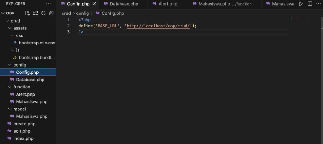 Isi file config.php